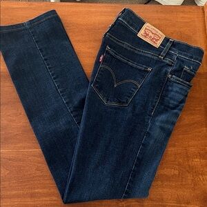 Levi's Women's Indigo 314 Shaping Straight Leg Jeans